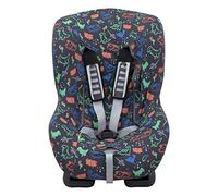 JYOKO Kids Funda para Silla de Coche de Algodón Extra Suave Sin Cabezal (Happy Dino)