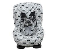 JYOKO Kids Funda para Silla de Coche de Algodón Extra Suave Sin Cabezal (Raccoon)