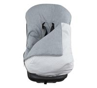 JYOKO KIDS Funda + Saco para portabebés y capazo Bebé Impermeabilizado en su interior, Algodón Orgánico (Grey Dots, Algodón)