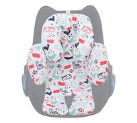 JYOKO Kids Reductor Universal Bebé 2 Piezas, Algodón Orgánico, para Cochecito y Silla de Coche Grupo 0, Diseñado y Confeccionado en Barcelona - Dino Party