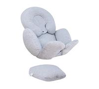 JYOKO Kids Reductor Universal Bebé 3 Piezas, Algodón Orgánico, para Cochecito y Silla de Coche Grupo 0, Diseñado y Confeccionado en Barcelona - Grey Stone