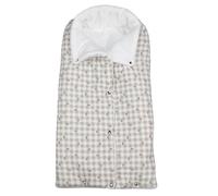 JYOKO Kids Saco Capazo para Bebé de Polar Teddy Extra Suave - Antialérgico, Protección Óptima contra el Viento y Frío - Ideal para Piel Sensible, Recién Nacidos y Bebés (Picnic Vichy, Polar)