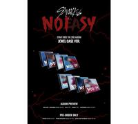 Jyp Ent. Stray Kids - No Easy [Jewel Case ver./random Cover] (2do lbum) lbum+CultureKorean Gift (Photocards decorativos de pegatinas)