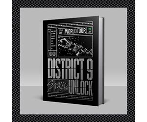JYP Stray Kids - Stray Kids World Tour 'District 9 : Unlock' in Seoul BLU-Ray+Pre-Order Benefit+Extra Photocards Set