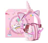 JYPS Cascos Antiruido Niños, Cascos Insonorizados Niños, Auriculares con Cancelación de Ruido Autismo, Bebe Orejeras de Protección Auditiva para Niña de 2+ Años, Bloquean el Ruido para Estudiar