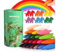 JYPS Ceras de Colores para Niños, 36 Colores Brillantes y No-Tóxicos Ceras Set con Portalápices, Lavables Pinturas para Bebe 1-3 año, Uministros de Arte Material Escolar Regalos para niñas