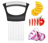 JYSNOW Cortador de Cebolla Multiusos, Alimentos Slice Assistant, Herramienta para Cortar Alimentos para Cebolla, Carne, Papa, Tomate y Limón