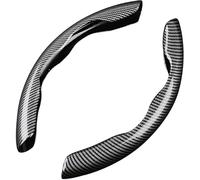 jyszq Funda Volante Coche para Nissan X-Trail Express Ariya Terra Pulsar Navara, Fibra Carbono Cubierta Volante Coche Transpirable Antideslizante Accesorios Interior,C