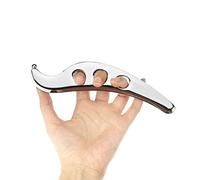 JYT GROUP Gua Sha - Herramienta de masaje manual de acero inoxidable para raspado, herramienta de cuidado físico de la piel para aliviar la fatiga muscular, desintoxicación y belleza