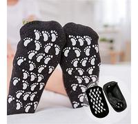 JYtop® 2019 New Plüschmaterial gel/silicona Feuchtigkeitsspendende calcetines, Schuhsocken, calcetines con aceites esenciales, Fußsocken para la belleza Dark Gray 43