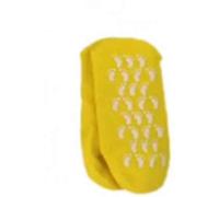 JYtop® 2019 New Plüschmaterial gel/silicona Feuchtigkeitsspendende calcetines, Schuhsocken, calcetines con aceites esenciales, Fußsocken para la belleza amarillo oscuro 43