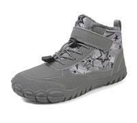 JYukaichen Botas de Nieve Infantiles de Invierno Impermeables y Antideslizantes, Zapatos de Escalada al Aire Libre, Botas Cálidas con Forro de Pelo para Niños y Niñas EU28-38