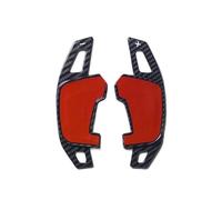 JYUTDW Coche Volante Engranaje Extender Paletas Decorativas Para Volante De Coche Para Golf MK7 7 7.5 GTI Rline Tiguan Sciricco Touran X Sagitar POLO GTD GTE(B-Carbon pattern)