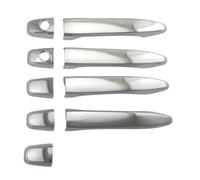 JYUTDW Cubiertas Para Manija De Puerta Exterior Coche Para Toyota Para 4Runner 2003 2004 2005 2006 2007 2008 2009 Cubierta De Manija De Puerta Exterior Decoración Accesorios Embellecedores(Silver)