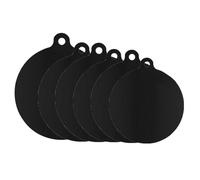 Jyvex 6 Piezas Protector de Placa de Induccion, Negro Alfombrilla de Protección de Inducción, Protector Placa Induccion Silicona - Adecuado para Estufas de Inducción - Impermeables y Duraderas