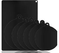Jyvex 7 Piezas Protector de Placa de Induccion, Negro Alfombrilla de Protección de Inducción, Protector Placa Induccion Silicona - Adecuado para Estufas de Inducción - Impermeables y Duraderas