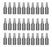 Jyvex Bits T20 Torx T20 - Juego de 30 puntas de acero S2 (25 mm de longitud, aptas para tornillos Torx)