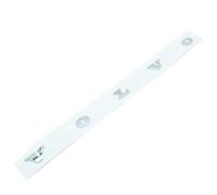 JYWLKQ Coche Emblema para Volvo S40 2004-2012, Insignia Calcomanía Adhesivo para Carrocería Pegatinas de Letras Logotipo Delantero y Trasero Maletero Decoración Accesorios,Silver
