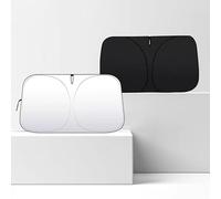 JYWLKQ Coche Parasol Delantero para Volvo V60 2018-2023, Parasol para Parabrisas Sol Sombra Los Rayos UV para Parabrisas Delantero Protección Plegable Verano Accesorios