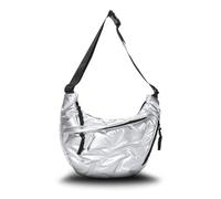 Jywmsc Bolso de Media Luna para Mujer, Bandolera Acolchado y Esponjoso con Múltiples Bolsillos, Hobo Espacioso, de Luna, Holgado Tipo Bola de Masa