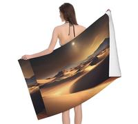 JYWXSQLT Sahara - Toalla de baño del desierto, de gran tamaño, resistente a la decoloración, sin pelusas, suave y absorbente, se seca más rápido, perfecta para el baño