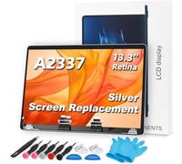 JYY A2337 - Pantalla de repuesto para Mac14,2 MacBook Air de 13.6 pulgadas M2 2022 A2681 EMC 4074 de 13.6 pulgadas, 2560 x 1664, pantalla LCD completa (plateado)