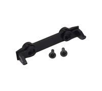 JYYTERD Accesorios Coches RC para Axial para SCX10 1/10 RC Car Upgrade Parts Placa Frontal Parachoques Soporte De Delantero Montaje Marco(Black)