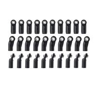 JYYTERD Accesorios Coches RC para Axial para SCX10 II 90046 1/10 RC Accesorios De Piezas Coche 30 Uds Extremos Varilla M4 Plástico Enlace Bolas Cabeza Articulación