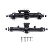 JYYTERD Accesorios Coches RC para Axial para SCX24 1/24 Coche Trepador De Control Remoto, Piezas Mejoradas, Accesorios Repuesto, Juego Eje Delantero Y Trasero Plástico