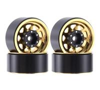 JYYTERD Accesorios Coches RC para Axial para SCX24 para TRX4M 1/18 1/24 RC Crawler Car 1 Beadlock Llanta De Rueda Deep Dish Negative Offset 3.78Mm Hub