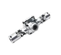 JYYTERD Accesorios Coches RC para HuangBo para ZP1001 ZP1002 ZP1003 ZP1004 1/10 RC Accesorios De Piezas Coche Mejora Metal Proceso CNC Carcasa Eje Trasero(Silver)