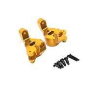 JYYTERD Accesorios Coches RC para HuangBo para ZP1001 ZP1002 ZP1003 ZP1004 1/10 RC Piezas De Coche Accesorios Metal Actualización CNC Proceso Eje Delantero para Tipo C para Asiento(Yellow)