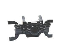 JYYTERD Accesorios Coches RC para HuangBo para ZP1001 ZP1002 ZP1003 ZP1004 1/10 RC Piezas De Coche Accesorios Metal Actualización CNC Proceso Carcasa del Eje Delantero(Black)