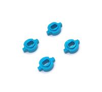 JYYTERD Accesorios Coches RC para Kyosho para Mini-Z MR-03 1/28 RC Car Accesorios Piezas De Modificación 4 Conectores Cambio Enlace Metálico(Blue)