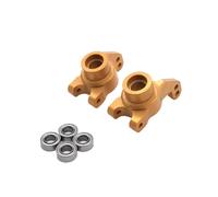 JYYTERD Accesorios Coches RC para LC para Racing para WLtoys para 144010 144001 144002 124017 124016 124018 124019 1/14 RC Piezas De Coche Mejora Metal Cojinete Copa Trasera(Yellow)