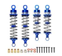 JYYTERD Accesorios Coches RC para Losi para Mini-B 1/18 para Mini-T 2WD 1/16 RC Actualizaciones De Automóviles Parte 4 Piezas Amortiguador Delantero Aleación Completa para Tipo Lleno(Blue)