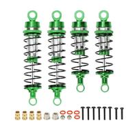 JYYTERD Accesorios Coches RC para Losi para Mini-B 1/18 para Mini-T 2WD 1/16 RC Actualizaciones De Automóviles Parte 4 Piezas Amortiguador Delantero Aleación Completa para Tipo Lleno(Green)