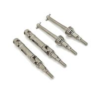 JYYTERD Accesorios Coches RC para MJX 14209 14210 1/14 RC Accesorios De Modificación La Actualización del Coche Piezas Eje Accionamiento Delantero Y Trasero Metal CVD(Silver)