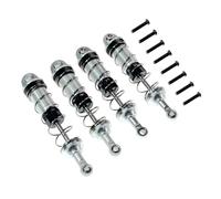 JYYTERD Accesorios Coches RC para MJX H16 16207 16208 16209 16210 1/16 RC Car Upgrades Parts 4 Piezas De Metal Delantero Y Trasero Aceite Amortiguador(Silver)