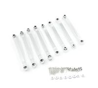 JYYTERD Accesorios Coches RC para MN D90 D96 para MN98 para MN99S MN45 Metal para Varilla De Enlace del Chasis, Tracción, Varillaje, Accesorios Piezas Coche RC(White)