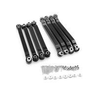 JYYTERD Accesorios Coches RC para MN D90 D96 para MN98 para MN99S MN45 Metal para Varilla De Enlace del Chasis, Tracción, Varillaje, Accesorios Piezas Coche RC(Black)