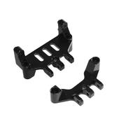 JYYTERD Accesorios Coches RC para MN128 MN86 G500, Control Remoto, Barra De Tracción Delantera Y Trasera Metal para Coche, Piezas Repuesto Mejoradas para Base Timón Asiento(Black)