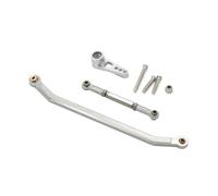 JYYTERD Accesorios Coches RC para MN128 MN86 MN86S MN86K MN86KS para MN G500 1/12 RC Camión De Pista Varilla Dirección Metal Y Piezas Mejora Brazo Servo(Silver)