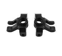 JYYTERD Accesorios Coches RC para Mn128 para Model Mn86 G500 Escala 1/12 para Juguetes Coche Trepador Control Remoto Copa Dirección Eje Delantero Piezas Mejora Metal Accesorios(Black)