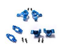 JYYTERD Accesorios Coches RC para Traxxas para Latrax para Teton 1/18 RC Car Upgrade Parts 6 Piezas Bloques De Dirección Bloque Ruedas Metal Portadores Eje Muñón