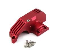 JYYTERD Accesorios Coches RC para TRAXXAS para MAXX 89076-4 89086-4 1/10 RC Accesorios Piezas De Mejora del Coche Motor Protección La Cubierta Engranaje Principal Metal 8987(Red)
