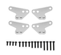 JYYTERD Accesorios Coches RC para Traxxas para MAXX para WideMaxx 1/10 Piezas Accesorios Amortiguador Delantero Y Trasero De Metal Soporte Montaje Inferior(White)