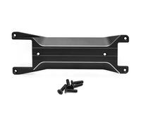 JYYTERD Accesorios Coches RC para TRAXXAS para Mini para Maxx RC Car Upgrade Modification Parts Accesorios Metal Lower para Placa De Cubierta Chasis(Black)