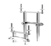 JYYTERD Accesorios Coches RC para Traxxas para TRX4 para Defender 1/10 RC Crawler Car Pieza Actualización Soportes Carrocería Delanteros Y Traseros De Metal CNC Columna Carcasa Poste(Silver)