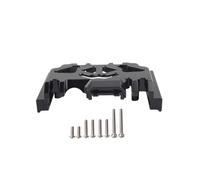 JYYTERD Accesorios Coches RC para TRX-4 para Defender para Bronco G500 1/10 RC Crawler Car Piezas De Actualización Base Montaje Caja Cambios para Placa Protectora Chasis(Black)